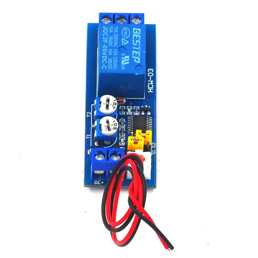 DC 5V 12V 24V Infinite Cycle Delay Timing Time Relay Timer Control ON-OFF Loop Switch Module Double Adjustable 0~120 minutes