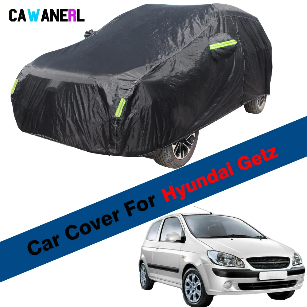 Waterproof Car Cover Auto Outdoor Anti-UV Sun Shade Snow Rain Ice Dust Protection Cover For Hyundai Click Getz TB