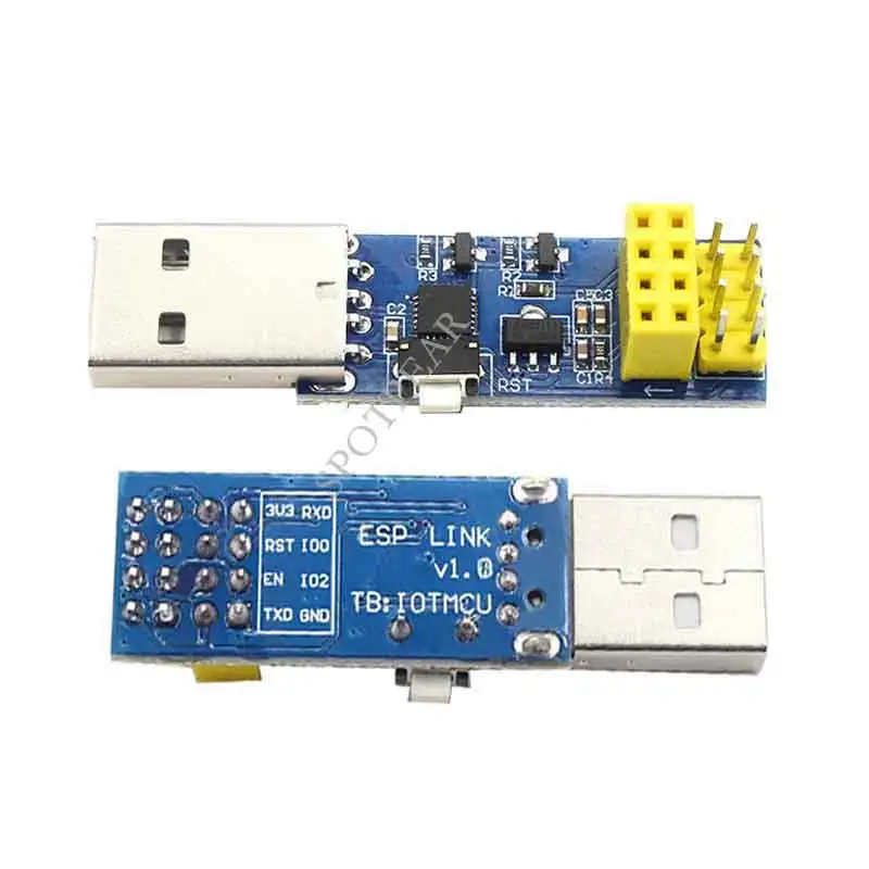 ESP8266 Downloader Programmer Programming Module for WiFi Wireless Transceiver Module ESP-01 ESP-01S