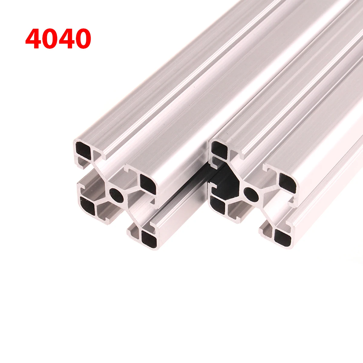 2PCS 2020 2040 3030 4040 T-Slot Aluminum Profile Extrusion Frame European Standard Linear Rail for CNC 3D Printer DIY Furniture