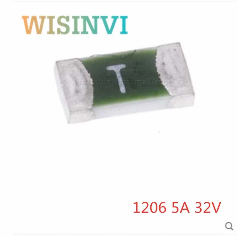 50 sztuk 1206 bezpiecznik SMD podstawowego bezpiecznik jeden raz pozytywne odłączyć SMD przywrócić bezpiecznik 1206 63V 32V 1A 2A 3A 4A 5A 7A