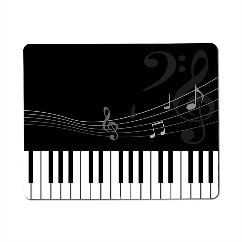 MousePad Piano Keys Play Mats Vintage Cool Musical Notes Rubber Free shipping durable non-slip small size mouse pad hot sale