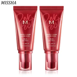 Missha m-肌用の防水ベースと効果のあるファンデーション,柔らかく光沢のある42mmの口紅,50ml