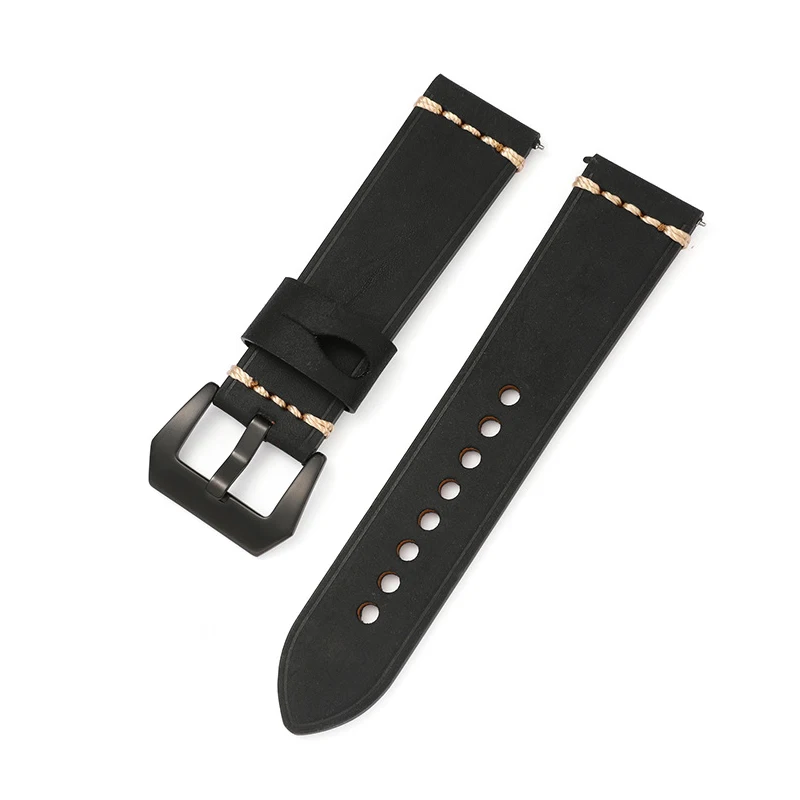 Genuine leather strap 22 20mm Watch strap Cowhide watchbands Switch quick release spring bar watch accessories UTHAI Z64