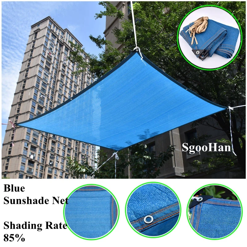 

Anti-UV Sunshade Net Outdoor Awning Greenhouse Plant Shelter Car Cover Sun Shading Net Swimming Pool Shade Sail 85% Shading Rate