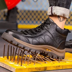 Men Safety Shoes Indestructible Work Sneakers Steel Toe Protection Shoes Anti-smashin Work Shoes Safety Boots Men Shoes Footwear