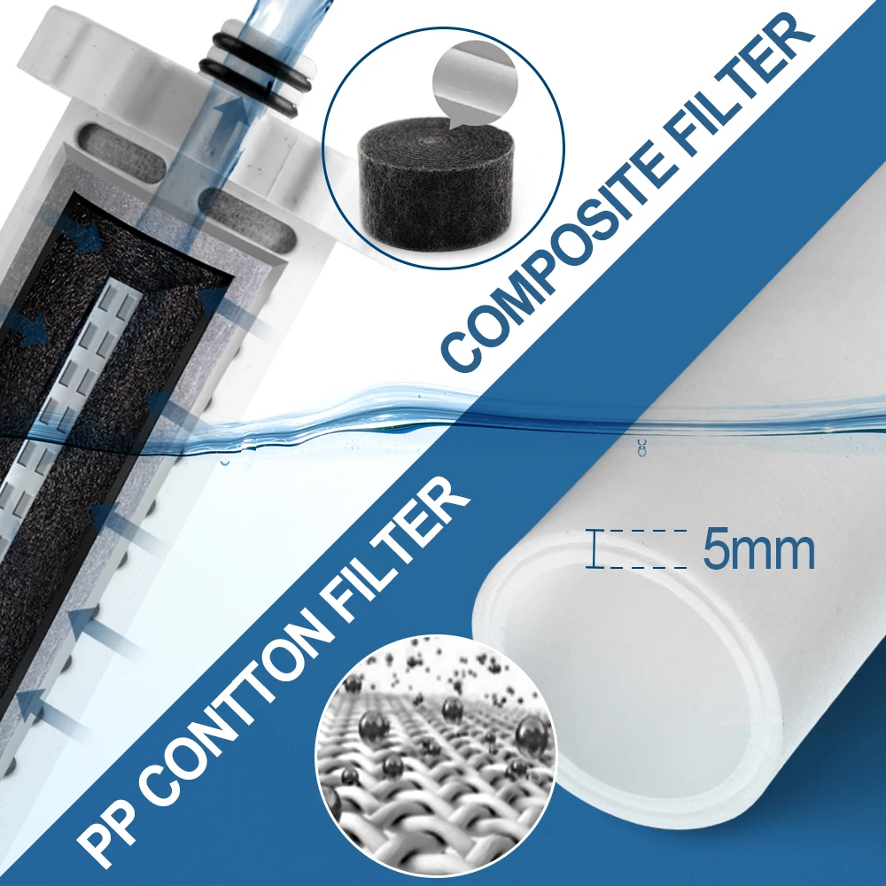 Cartuccia del Filtro di ricambio Combinazione 2 PC in 1 Pacchetto per Doccia Filtro Acqua L760 Serie-La Rimozione di Cloro