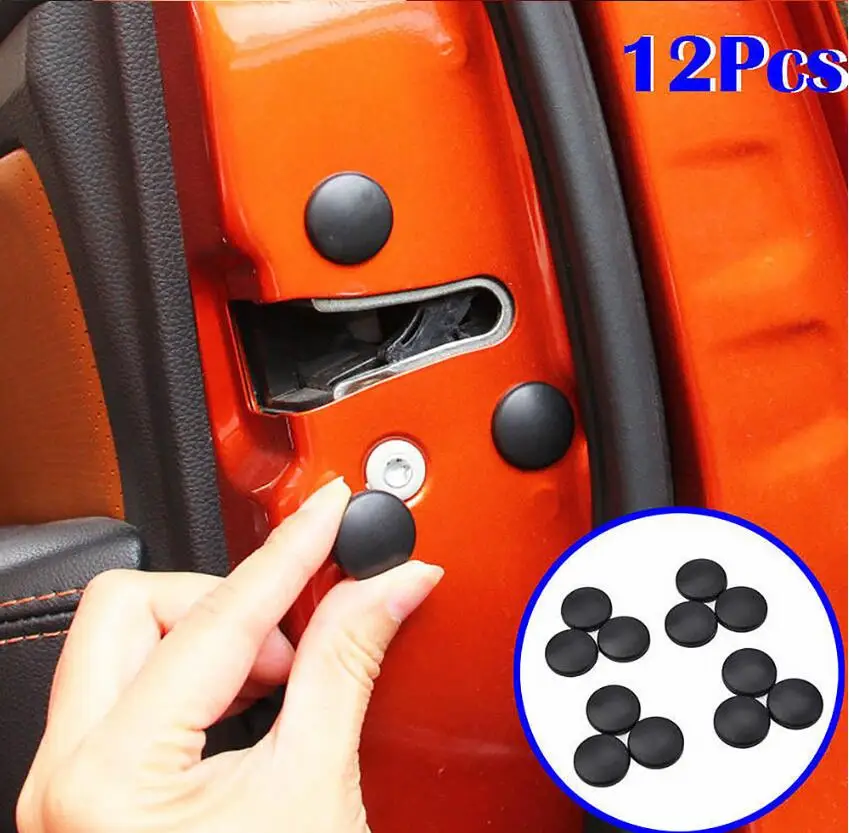 Car Door Lock Screw Protector Cover for Toyota Prius Levin Crown Avensis Previa FJ Cruiser Venza Sienna