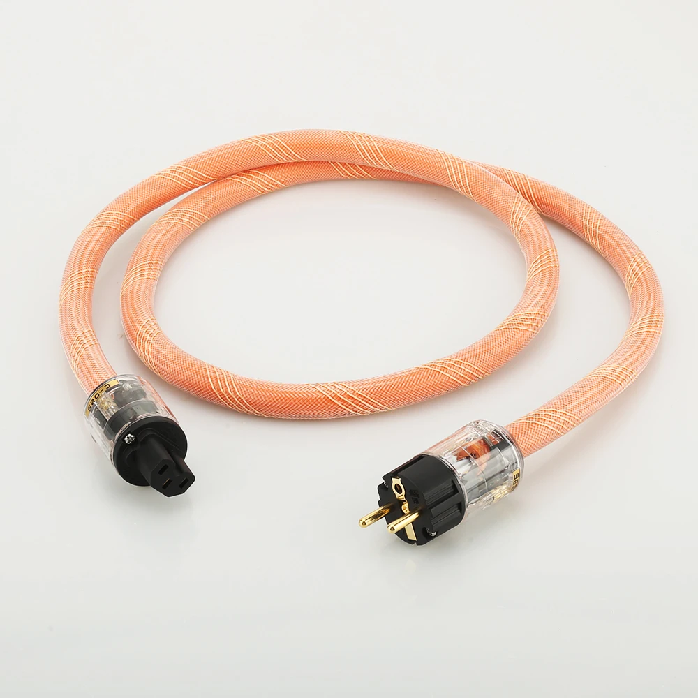 Hifi audio jeden Linn K800 5N OCC AC przewód zasilający, kabel P-029E wtyczka zasilania ue c-029 iec złącze kabel zasilający