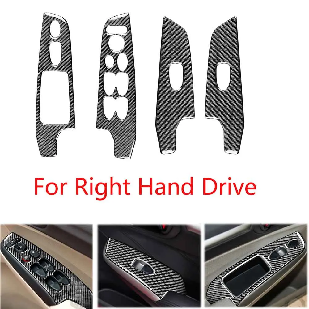 

Carbon Fiber Window Switch Panel Trim Cover For Honda Civic 8th 2006-2011 RHD