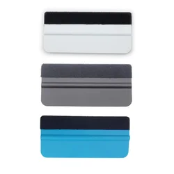 1Pcs mini 10*4.5cm Squeegee Felt Edge Scraper Car Decals Viny Wrapping & Tint Tools Pro Plastic Soft Wrap Wrapping Spatula Tool