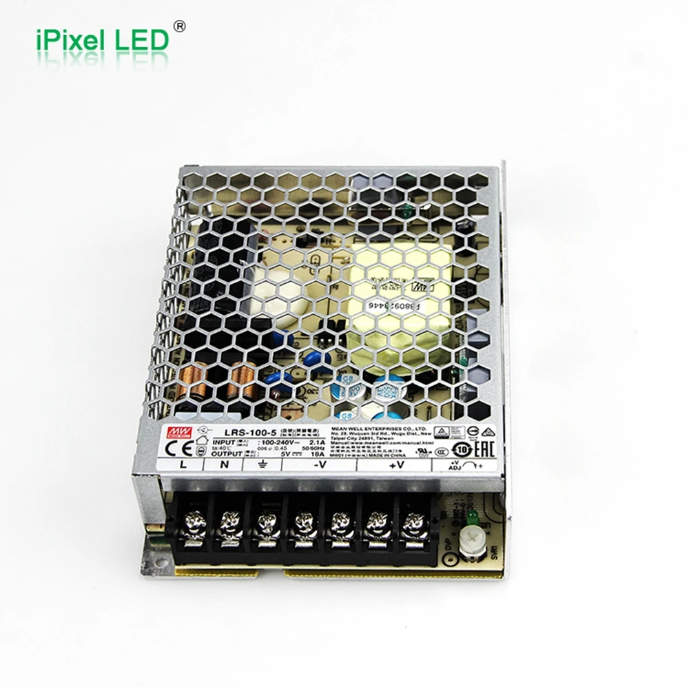 LRS DC5V 100W LED Power Supply For Indoor Pixel Lighting