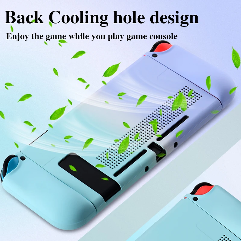 التدرج اللون التبديل قذيفة لينة غطاء صندوق مكافحة سقوط واقية حافظة Joy-Con تحكم الإسكان ل نينتندو التبديل اكسسوارات