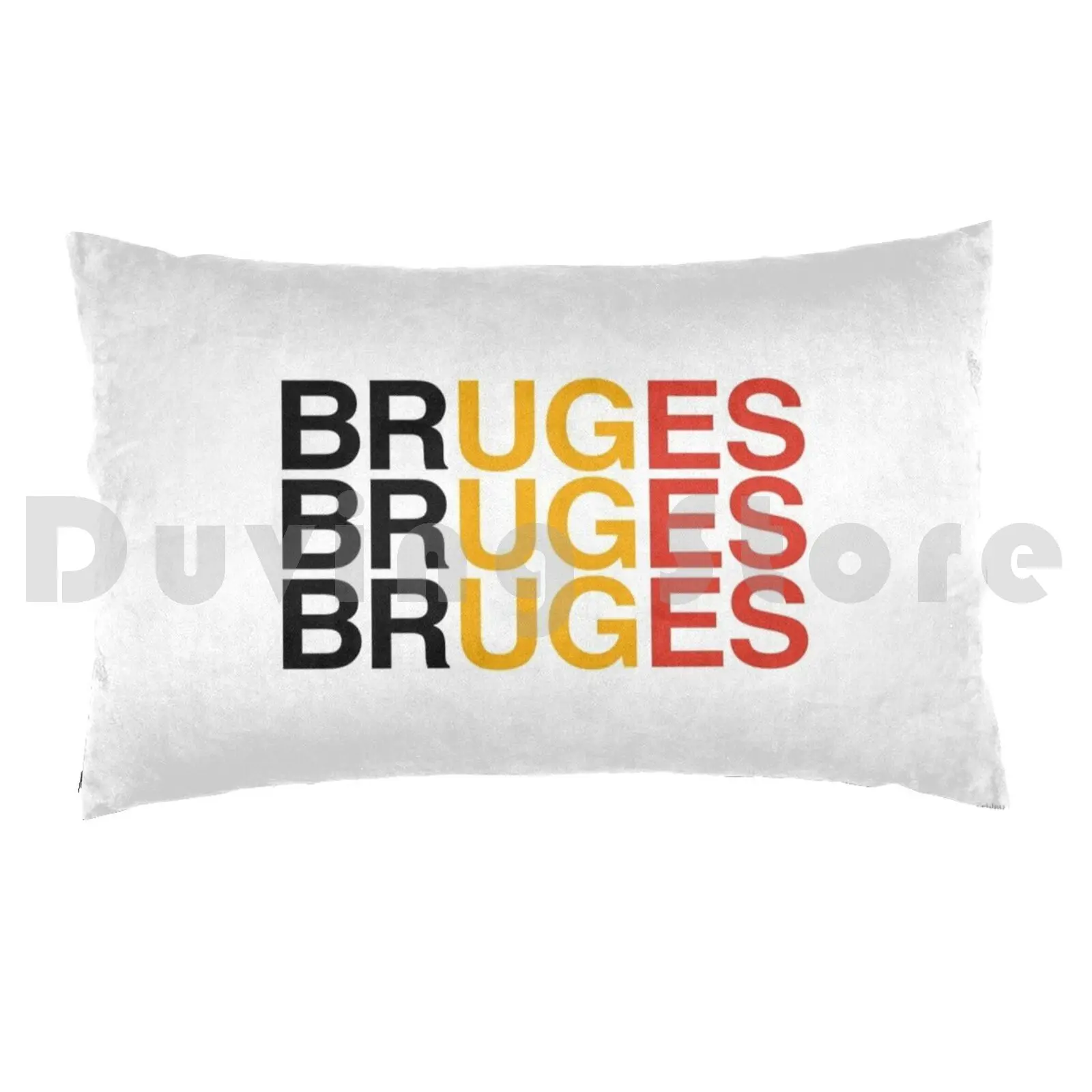 Bruges Belgian FlagPillow case Belgie Belgium Belgien Belge Belgish Belgique Bruges Flag Flags