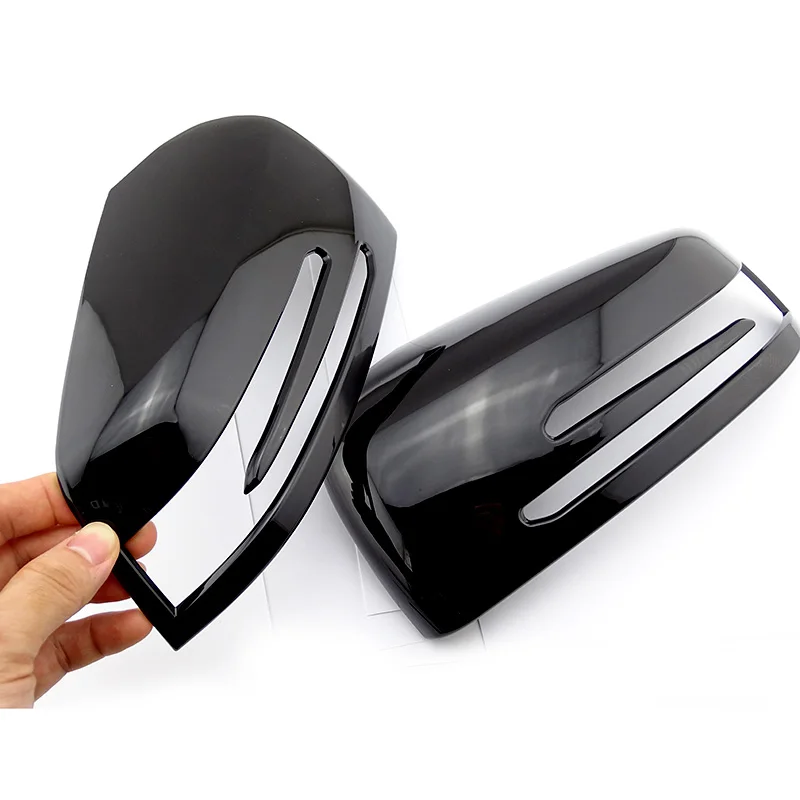 Black carbon chrome side Mirror cover cap for W204 W212 W207 W176 W218 A B C E S CLS GLK CLS Class mercedes benz accessories