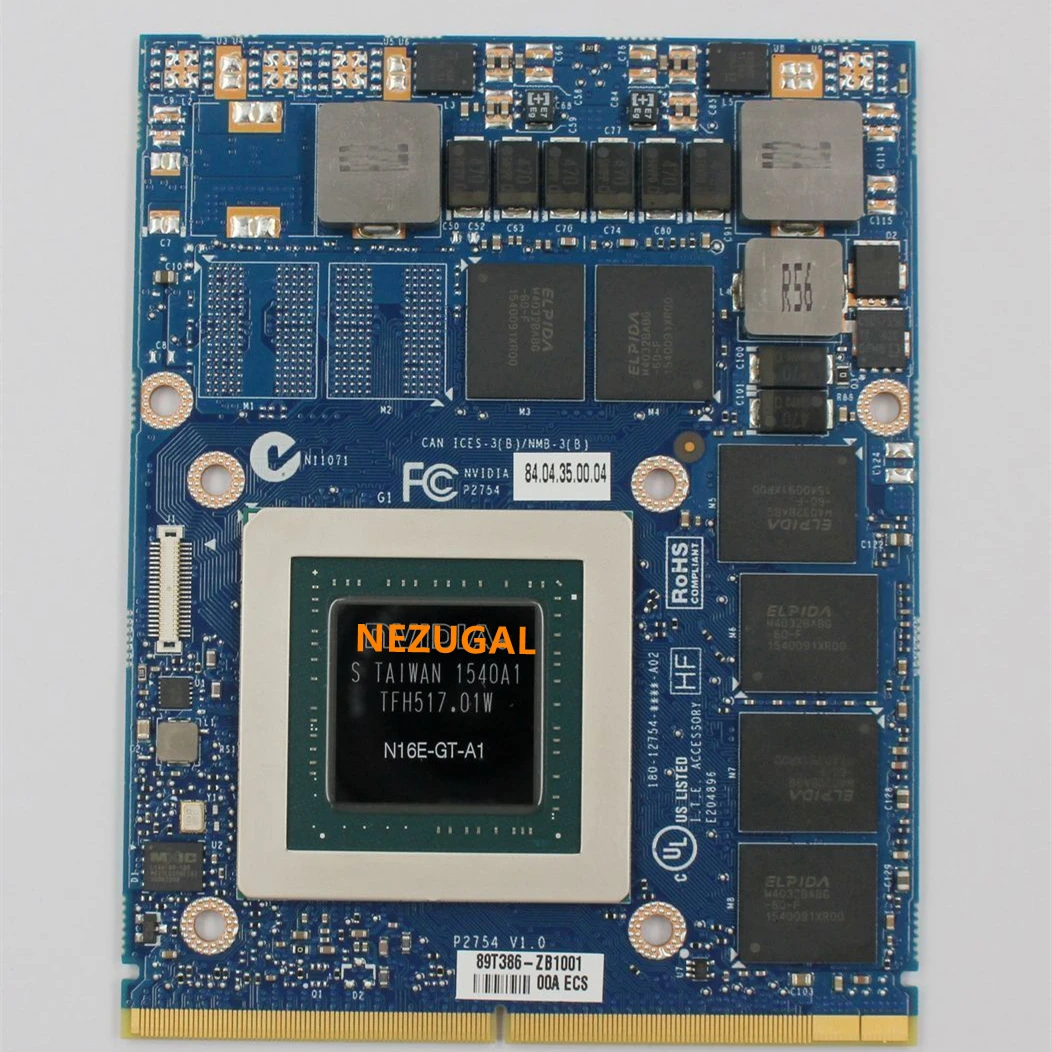 Imagem -01 - Placa Gráfica de Vídeo Vga para Msi Gt60 Gt70 Gt780dx P170em P150em Gtx 970m Gtx970m Ms1w0h1 N16e-gt-a1 Ddr5