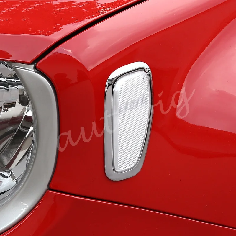 Chromowana osłona bocznego światła skrętu dla Jeep Renegade (BU) 2015-2020 Akcesoria do formowania Listwa kierunkowskazu