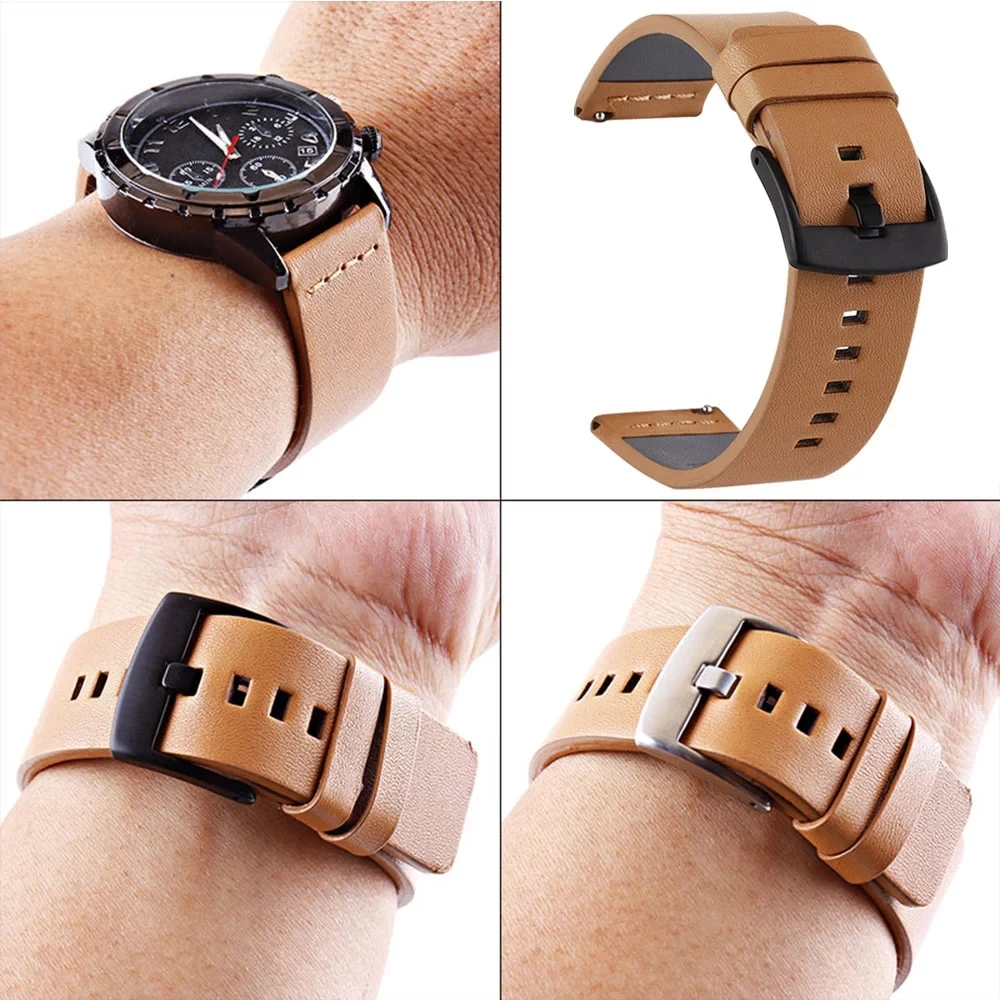 جديد 20 مللي متر Smartwatch لينة الجلود الفرقة لسامسونج غالاكسي Watch4 40 44 مللي متر ساعة 4 الكلاسيكية 42 46 مللي متر Wantchband المعصم حزام سوار