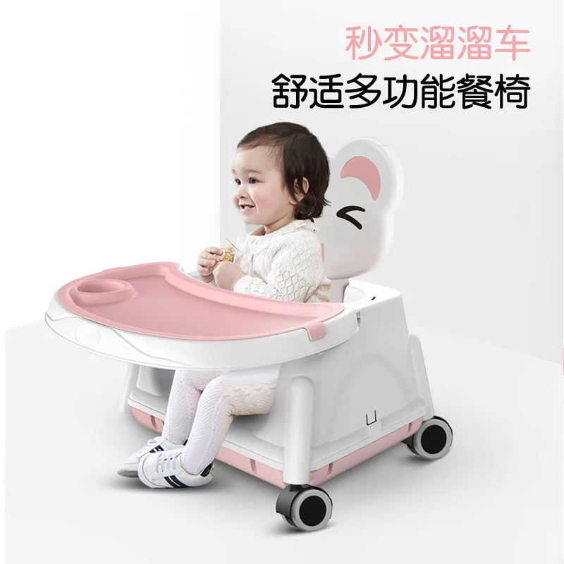 LazyChild Portable Foldable Baby Dining Chair Safe Children Dining Chair Multifunctional Baby Dining Table And Chair 2023 New