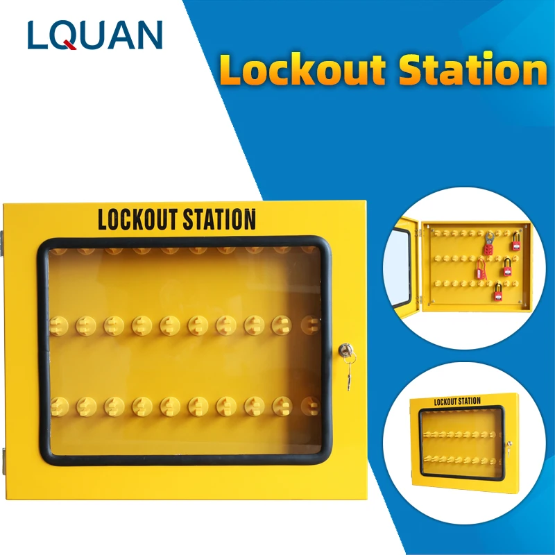 

Tagout lockout station management lockout station metal combination lock station