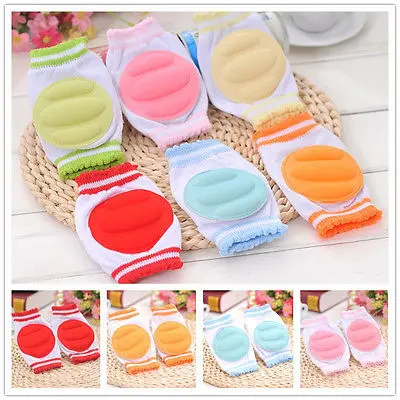 New Hot Stylish 1 Pair Infants Knee Pads Toddlers Baby Leg Protector Kids Elbow Cushion