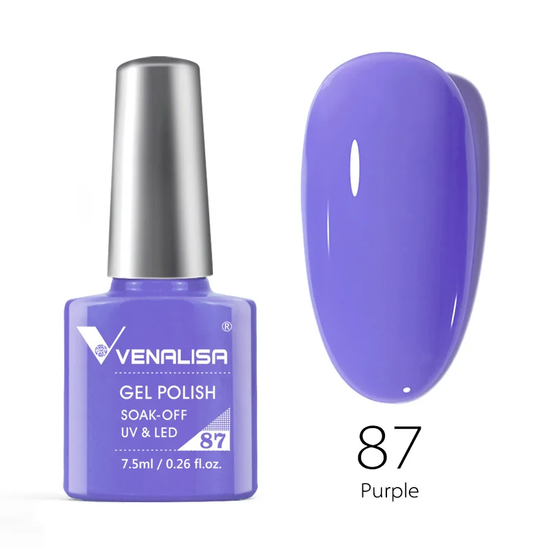 Venalisa New Soak Off UV LED Nagelgelpoliermittel, vollständige Abdeckung, wunderschöne Farbe, Maniküre, Großhandel, langlebiger Farbgel-Lack