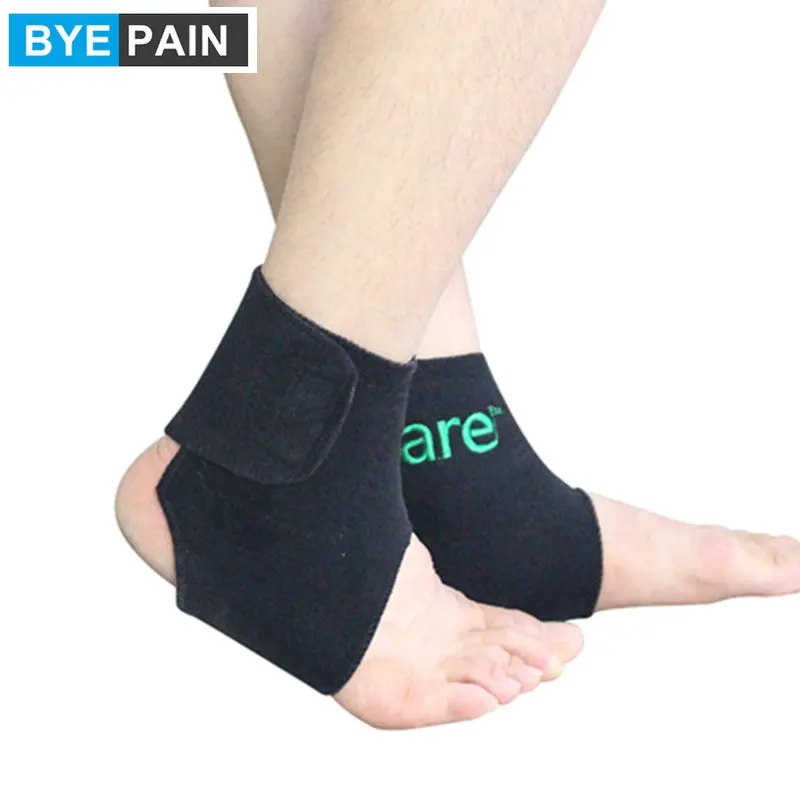 1 Pair BYEPAIN New Health Care Self-heating Tourmaline Ankle Brace Support Tourmalin Belt Magnetic Therapy Ankle Massager