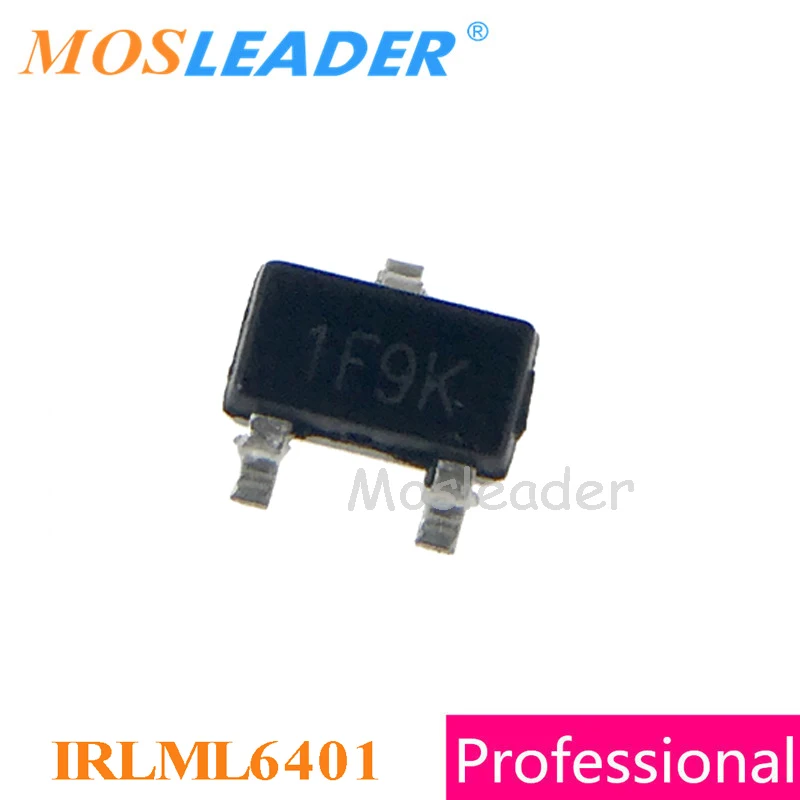 

Mosleader 1000PCS IRLML6401 SOT23 IRLML6401TR IRLML6401TRPBF IRLML6401PBF P-Channel 12V Rds=65mR 90mR Chinese High quality