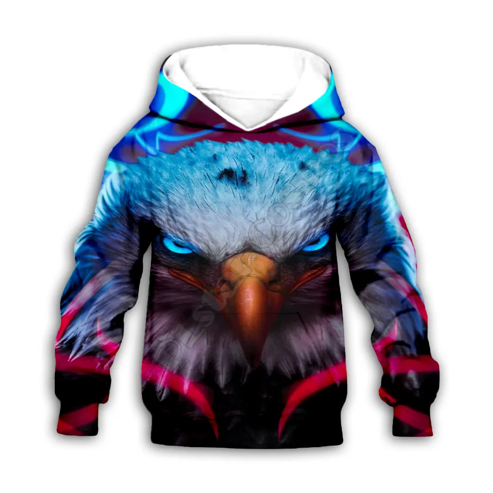 Lightning Eagle 3d printed Hoodies family suit tshirt zipper Pullover Kids Suit Sweatshirt Tracksuit/Pant Shorts 08