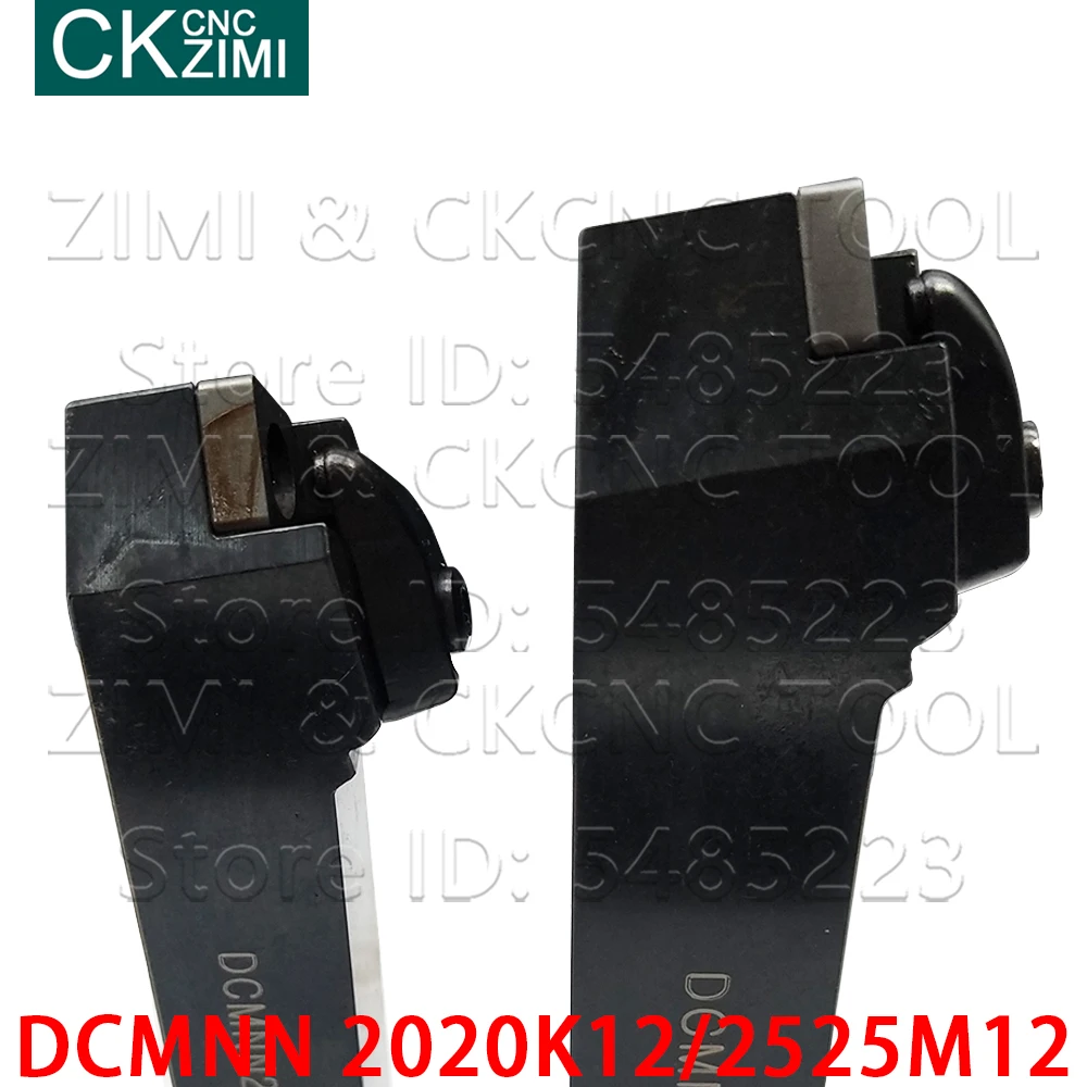 Токарные инструменты DCMNN 2020K12 DCMNN 2525M12, 20 мм 25 мм, соединение с ЧПУ, внешние токарные инструменты, принадлежности для токарных пластин CNMG CNGA 1204