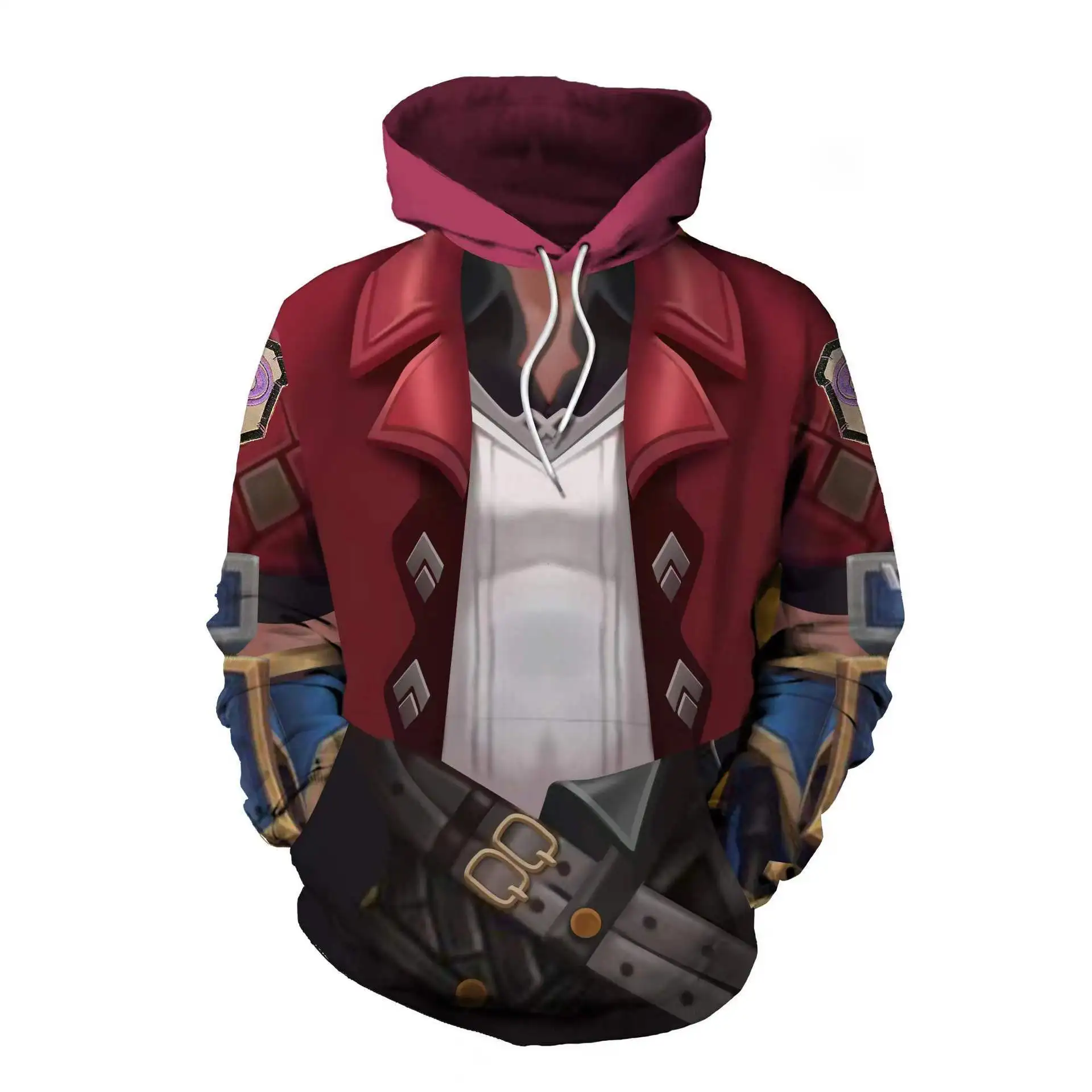 Arcane Áo LoL Vi Áo Hoodie 3D In Hình Mũ Trùm Đầu Khoác Áo Nỉ Nam Nữ 3D Liên Minh Huyền Thoại Jinx Trang Phục Hóa Trang