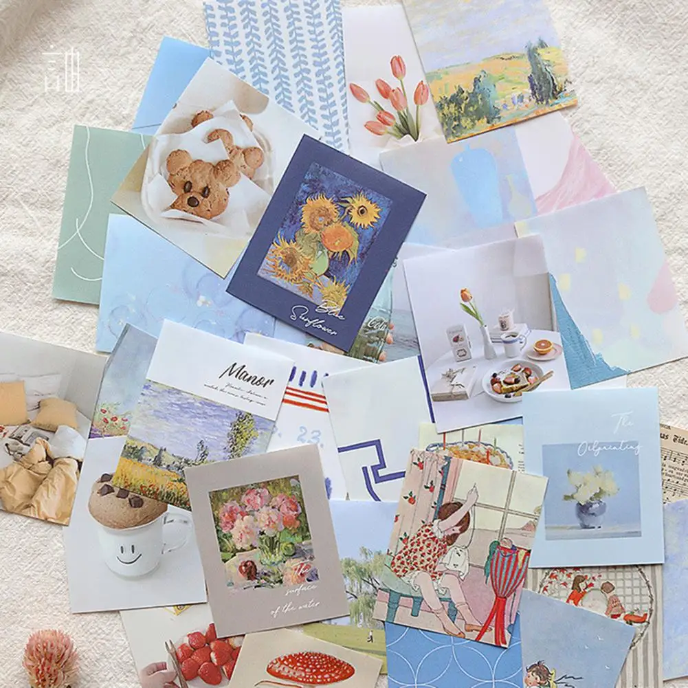 400Pcs/Set Scrapbooking Paper Universal Decorative Nice-looking Craft Background Material Paper for Diary