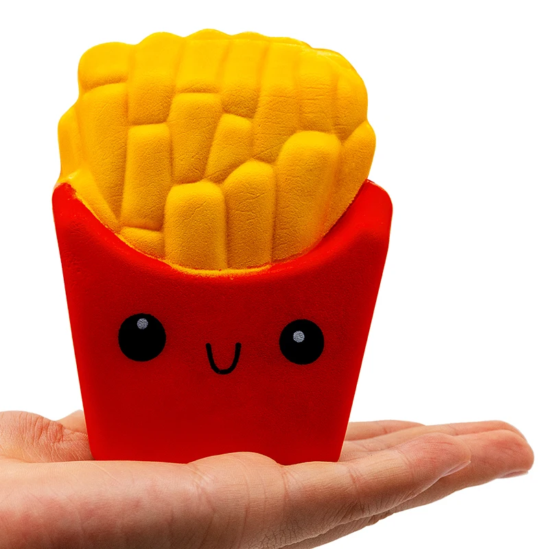 Jumbo French Fries Scented Squishy Kawaii Slow Rising Soft Stuffed Squeeze Kids Grownups Stress Relief Toy Gift