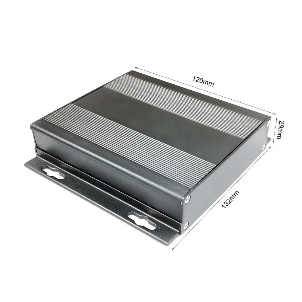 Obudowa aluminiowa Power Shell elektryczna skrzynka projektowa do montażu na ścianie oddzielny typ DIY 132*29*120mm nowość