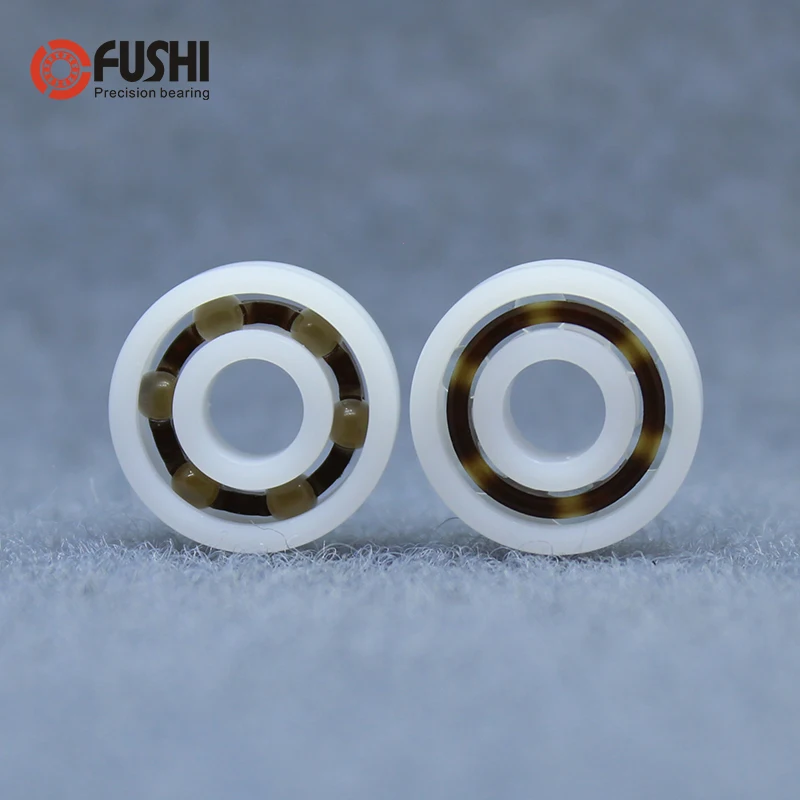 605 POM Open Bearing  (10PCS)  Plastic Bearings 5x14x5MM Glass Balls 5*14*5mm