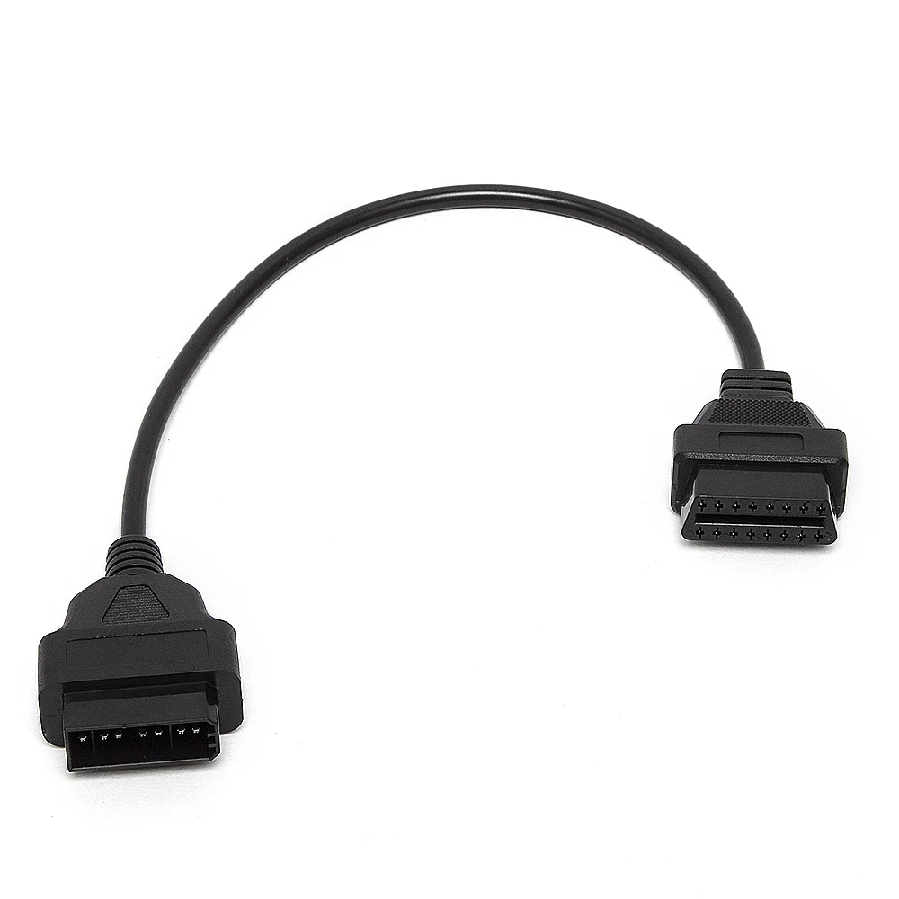 High Quality OBD2 Connector For Nissan 14 Pin-16 Pin OBD OBDII Adapter 14Pin Car Diagnostic Converter Tool