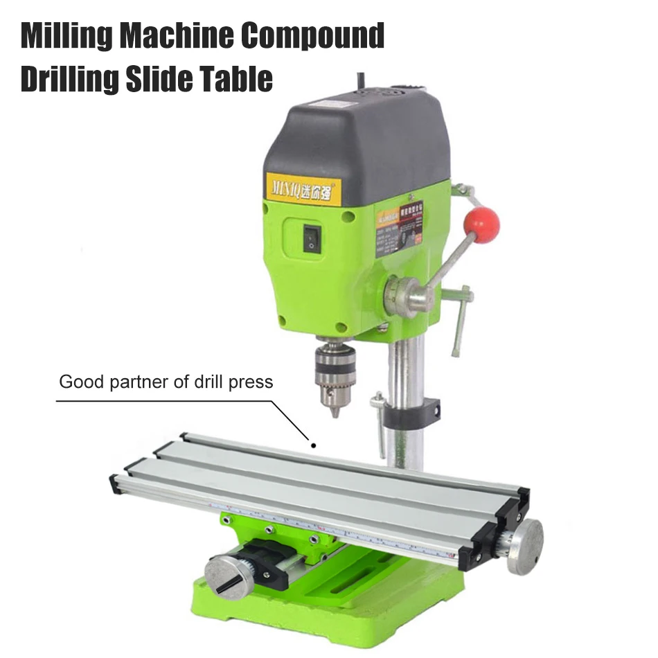 Worktable Working Cross Table Milling Machine Compound Drilling Slide Table For Bench Drill Vise drill milling machine stent