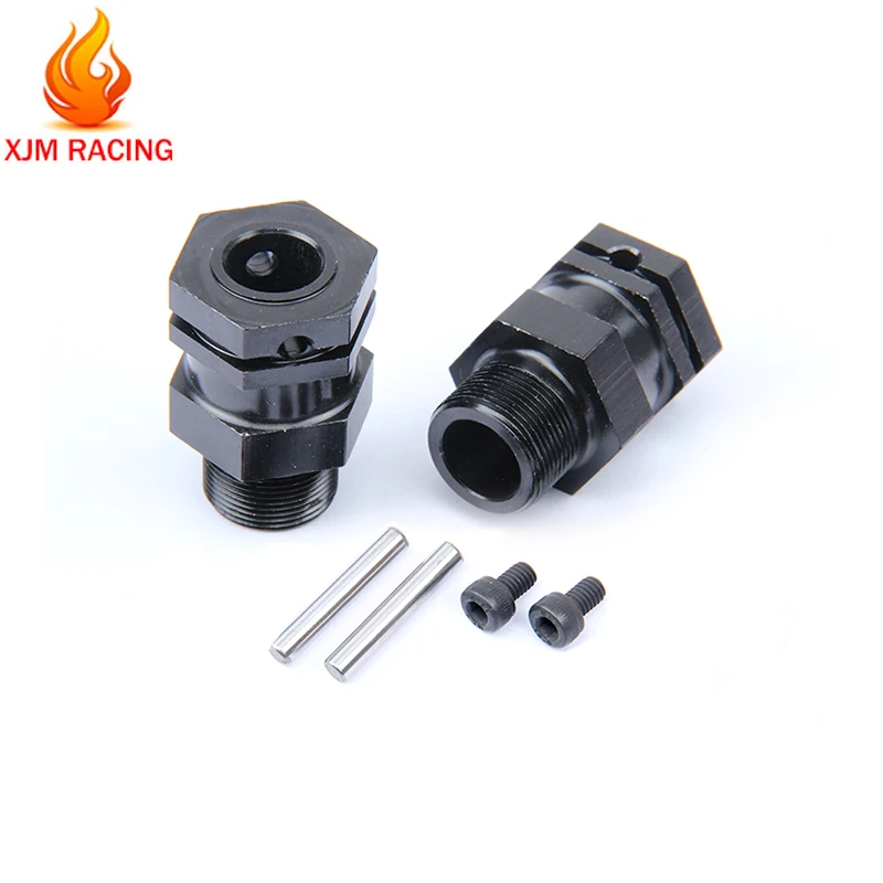 Alloy Upgrade Rear Hex Hub Set for 1/5 HPI KM ROFUN ROVAN Baja 5b RC CAR PARTS