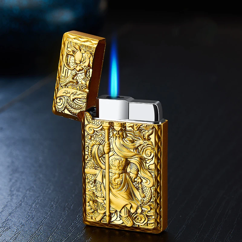 Torch Gas Unusual Lighter Turbo Butane Smoke Cigarette Lighters Cigar Windproof Outdoor Lighter Gadgets For Men