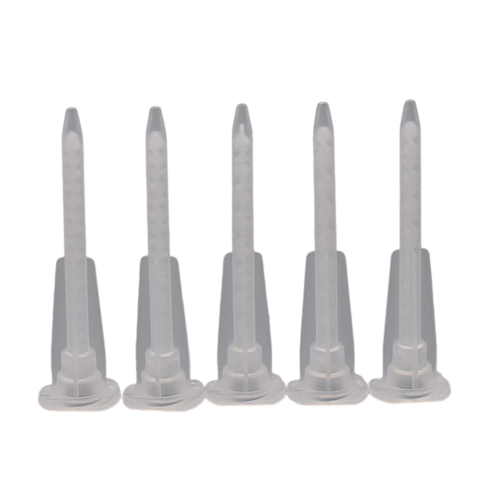 5 pc AB กาวผสมหลอด Dispenser Static Mixer Epoxy เรซิ่นกาวผสมชุดหัวฉีดสำหรับ AB กาวปืนกาวเครื่องมือ