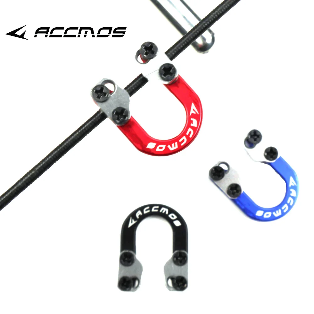 3 Colours Archery D Loop Release D Ring Buckle Rope Arrow U Nock Compound Bow Metal Bowstring Hunting Aid Accessories