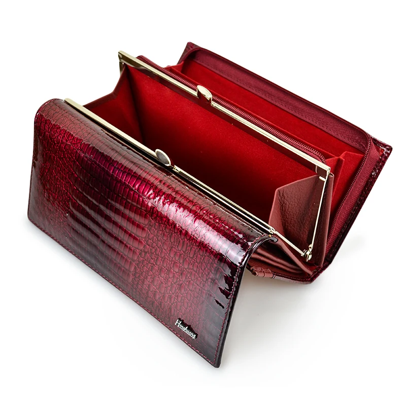 HH Womens Wallets Female Alligator Long Hasp Zipper women Purse Ladies Clutch Bag Female Luxury Coin Card Holder Purse Lady Bags