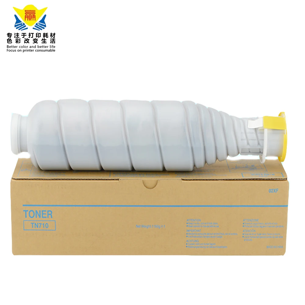 

JIANYINGCHEN black Compatible toner cartridge TN710 replacement for konicas minolta Bizhub 600 601 750 751 copiers