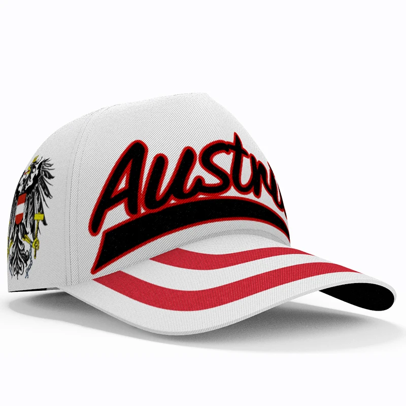 Austria Baseball Caps Free 3d Custom Name Number Team Logo Aw Fishing Hats Aut Osterreich Travel German Nation At Flags Headgear