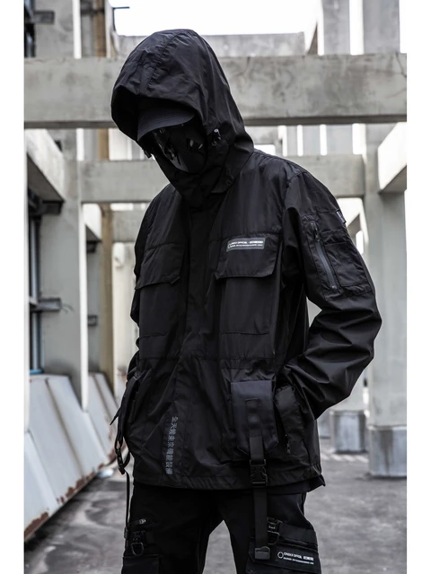 Jacket Techwear Jacket Straps Ninja Jacket Streetwear Jacket Streetwear Coat Women Aliexpress