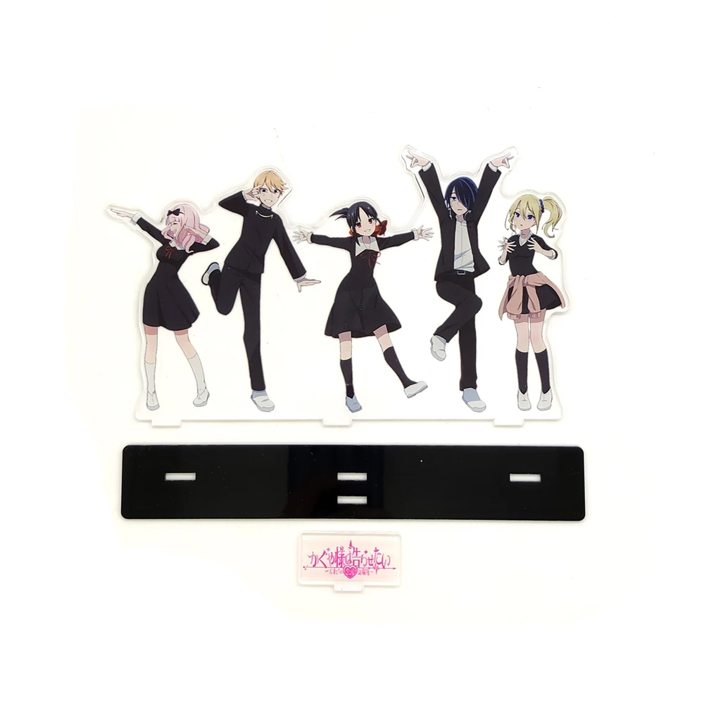 Kaguya sama wa Kokurasetai acrylic stand figure model plate holder topper anime Tensai tachi no Renai Zunousen Miyuki Chika Ai