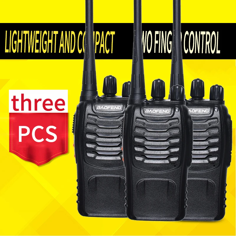 

3 PCS baofeng walkie talkie Walkie-talkies Radio station Two-way car radio cheap Portable radio for hunting communication