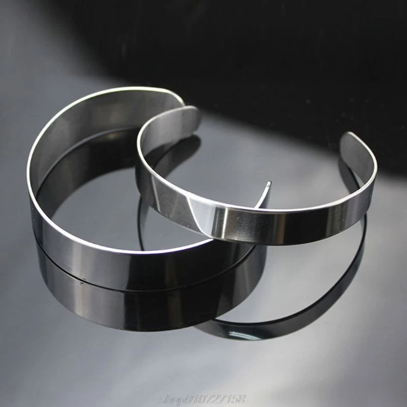 10Pcs Blank Stamping Bracelet DIY Leather Cuff Bangles Jewelry Making 20 Dropshipping