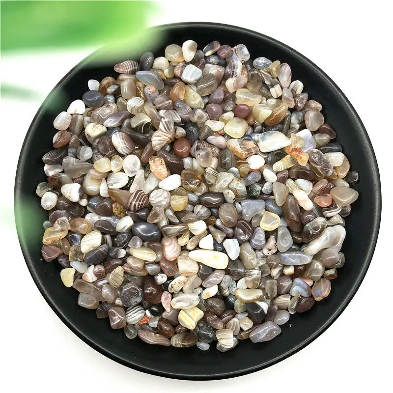 50g 5-7mm Natural Sardonyx Crystal Persian Agate Gravel Rock Energy Stones Decor Natural Stones and Minerals