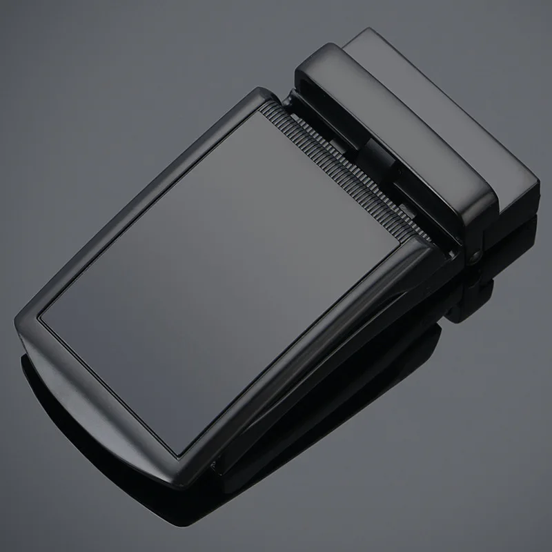 Hebilla automática de aleación de negocios para hombre, hebilla de cinturón de placa única para trinquete de 3,5 cm, accesorios de ropa, cinturón de